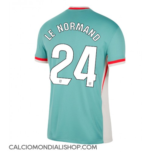 Maglie da calcio Atletico Madrid Robin Le Normand #24 Seconda Maglia 2024-25 Manica Corta